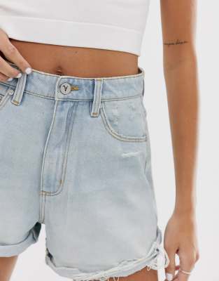 abrand denim shorts