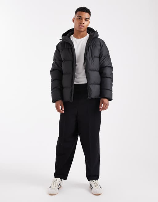 Abrigo acolchado negro resistente al agua de ONLY & SONS, 2 de 5