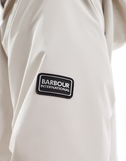 Abrigo color crema impermeable Kaylee de Barbour International, 4 de 4
