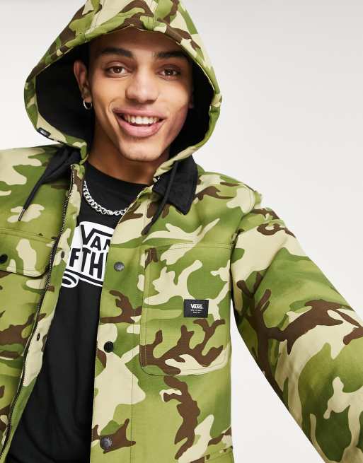 Chaqueta discount vans camuflaje