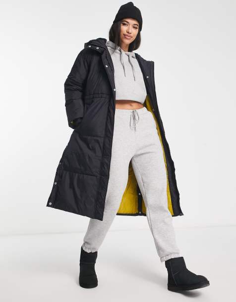 Abrigo de plumas largo negro Keely de UGG - view 1