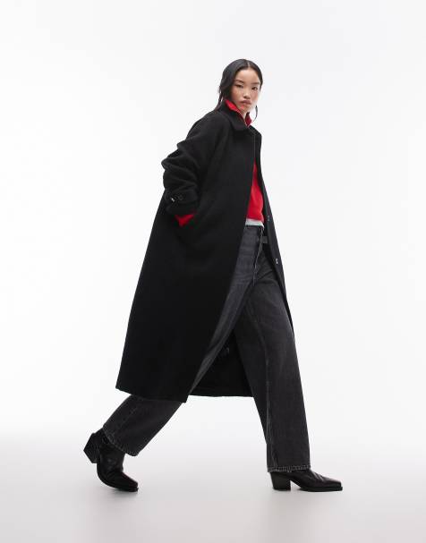 Abrigo midi negro extragrande de ARKET - view 1