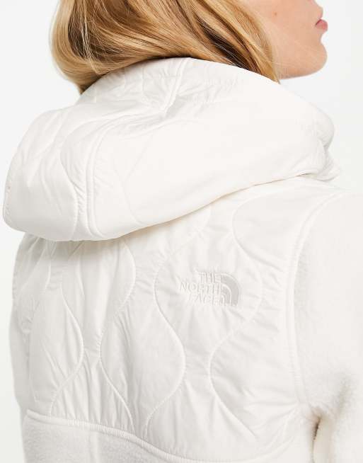 Abrigo polar crema acolchado con cremallera Royal Arch de The North Face, 3 de 4