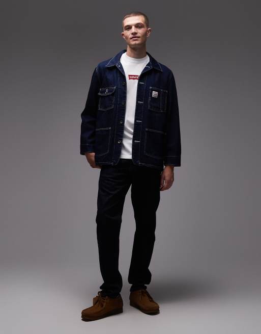 Abrigo vaquero unisex con lavado oscuro Berkley de la colección cápsula Workwear de Levi's, 2 de 5