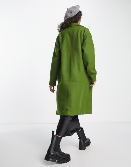 Abrigo verde de mezcla de lana Alice de Pieces, 2 de 4