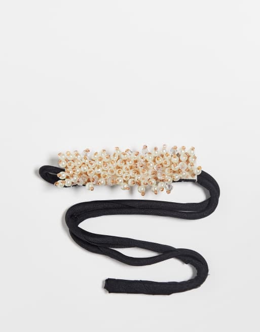 Accesorio para el cabello de coletero de la colección Pearl de Easilocks