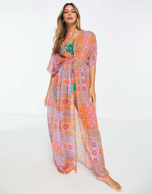 Maxi beach outlet kimono