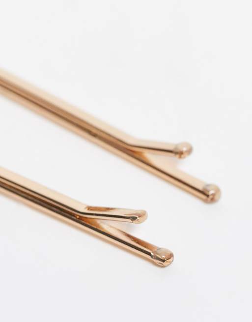Accessorize 2 pack metal star slides hair clip in gold, 3 of 3