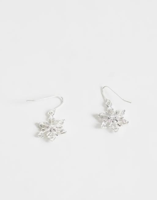Accessorize 2 pack snowflake hair clips in silver, 3 of 3