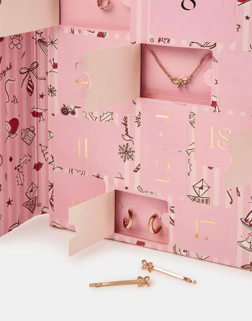 Accessorize 24 Days of Christmas jewellery advent calendar in gold tone, 4 of 4