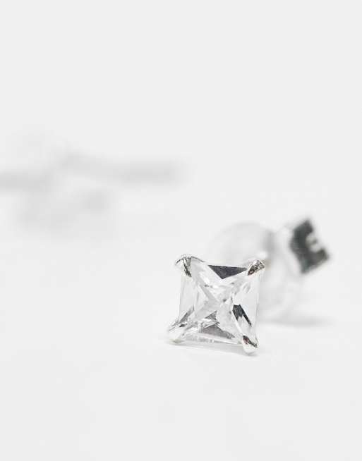Accessorize 3 pack gem stud earrings in sterling silver, 3 of 4