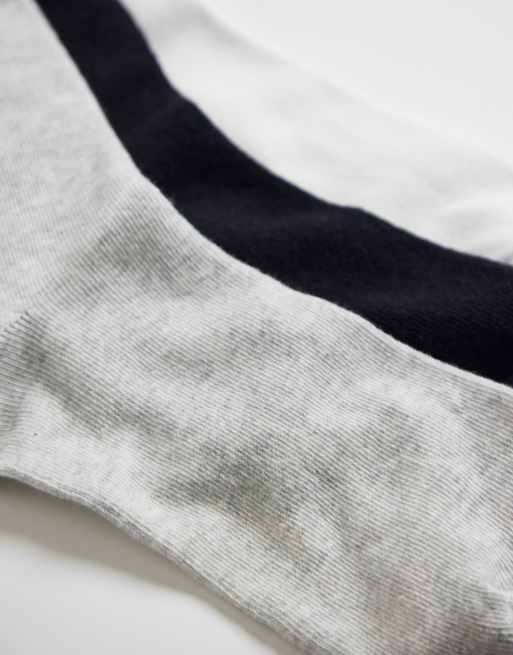 Accessorize 3 pack of frilly socks in neutrals, 3 of 3