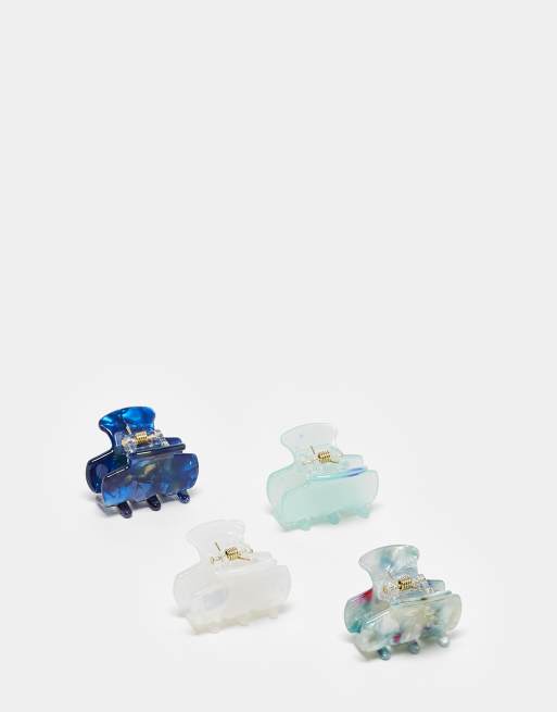Accessorize 4 pack resin hair claws in multi, 3 of 3