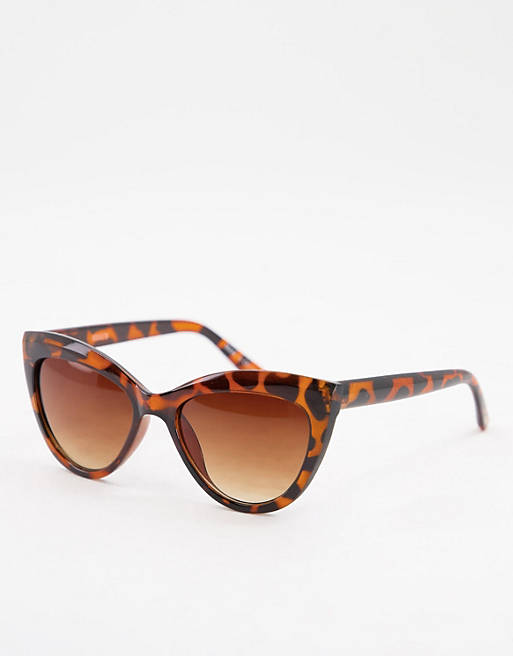 Accessorize Ava cateye sunglasses in tortoiseshell