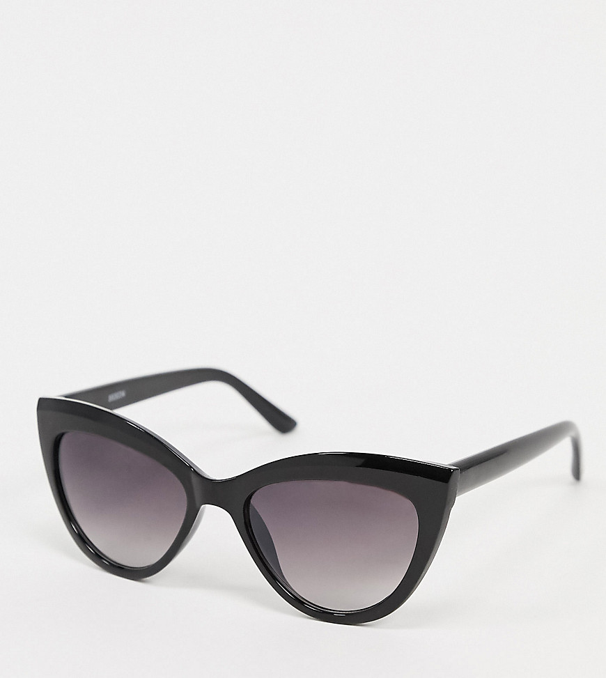 Accessorize – Ava – Svarta klassiska cat eye-solglasögon