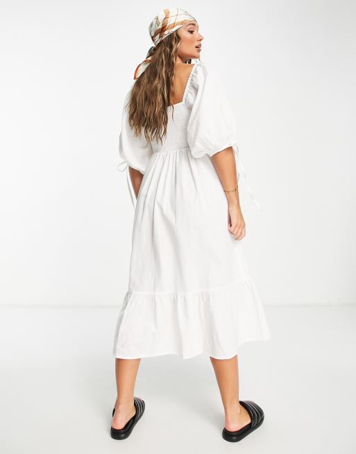 Asos white deals summer dress