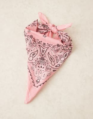 Accessorize Bandana Print Small Square Scarf