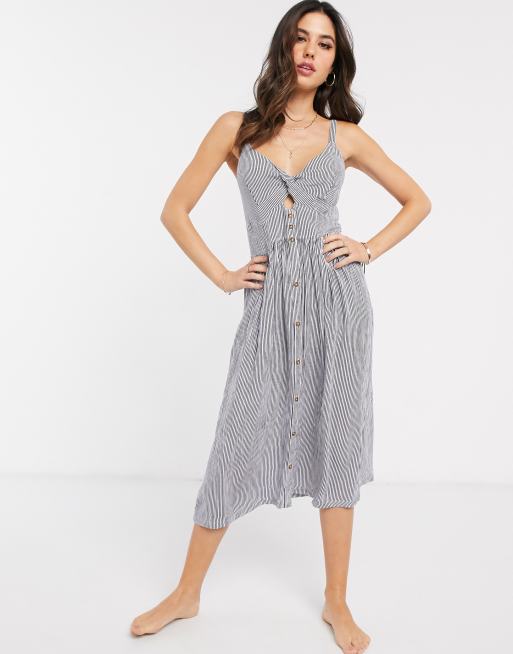 Accessorize beach dress in blue stripe  ASOS