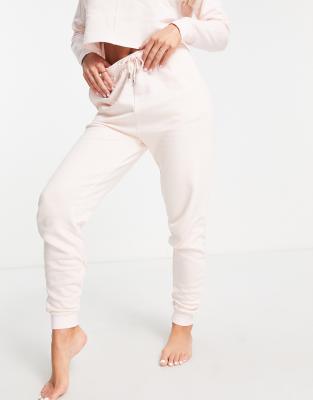 blush pink joggers