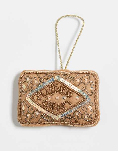 Accessorize – Beige julgransdekoration designad som kaka med utsmyckning - view 1