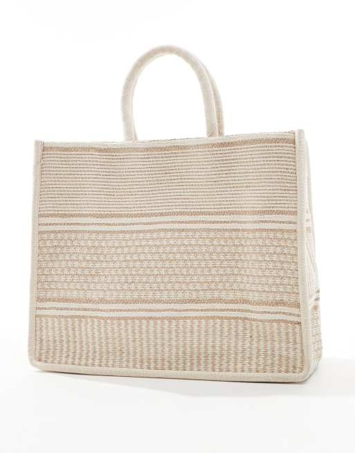 Accessorize – Beige, stor toteväska, 3 av 4