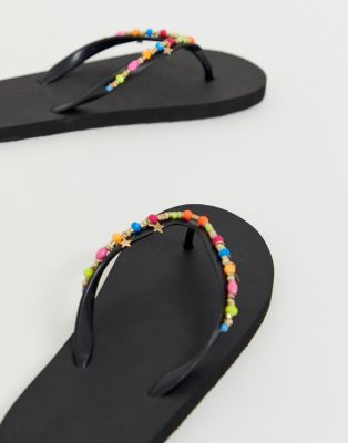 accessorize flip flops