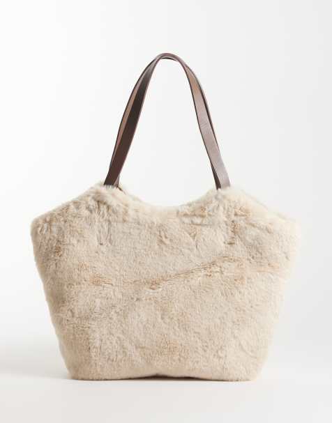 Accessorize bolso de hombro de piel sintética en crema - view 1