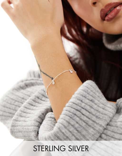 Accessorize - Bracciale classico a catenina in argento sterling