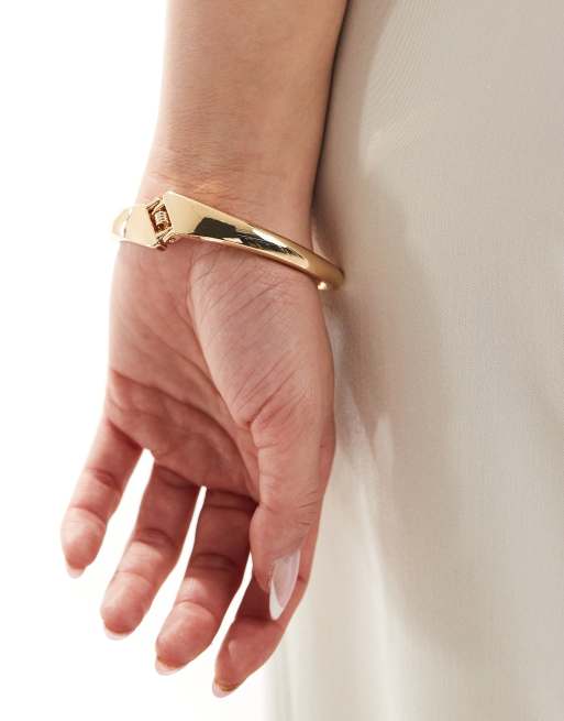 Bracciale Rigido Con Intrecio Mangata Bijoux: Gioiello Donna Argento, Anallergico E Nickel Free, Fatto A Mano In Zama