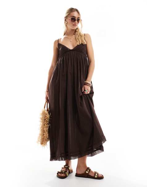 Accessorize - Brun midi-strandkjole - view 1