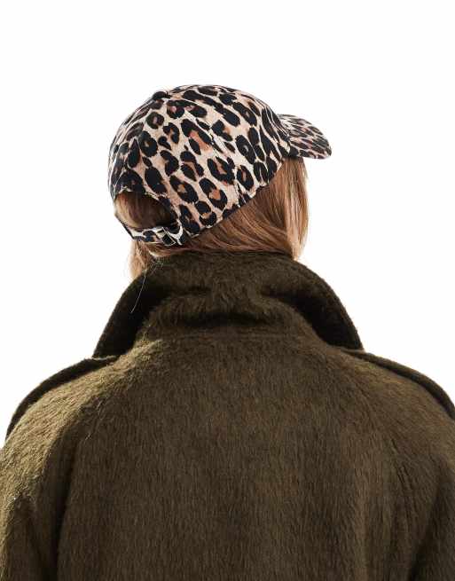 Accessorize cap in leaopard print, 4 of 4