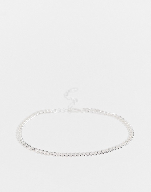 Accessorize chain anklet in silver