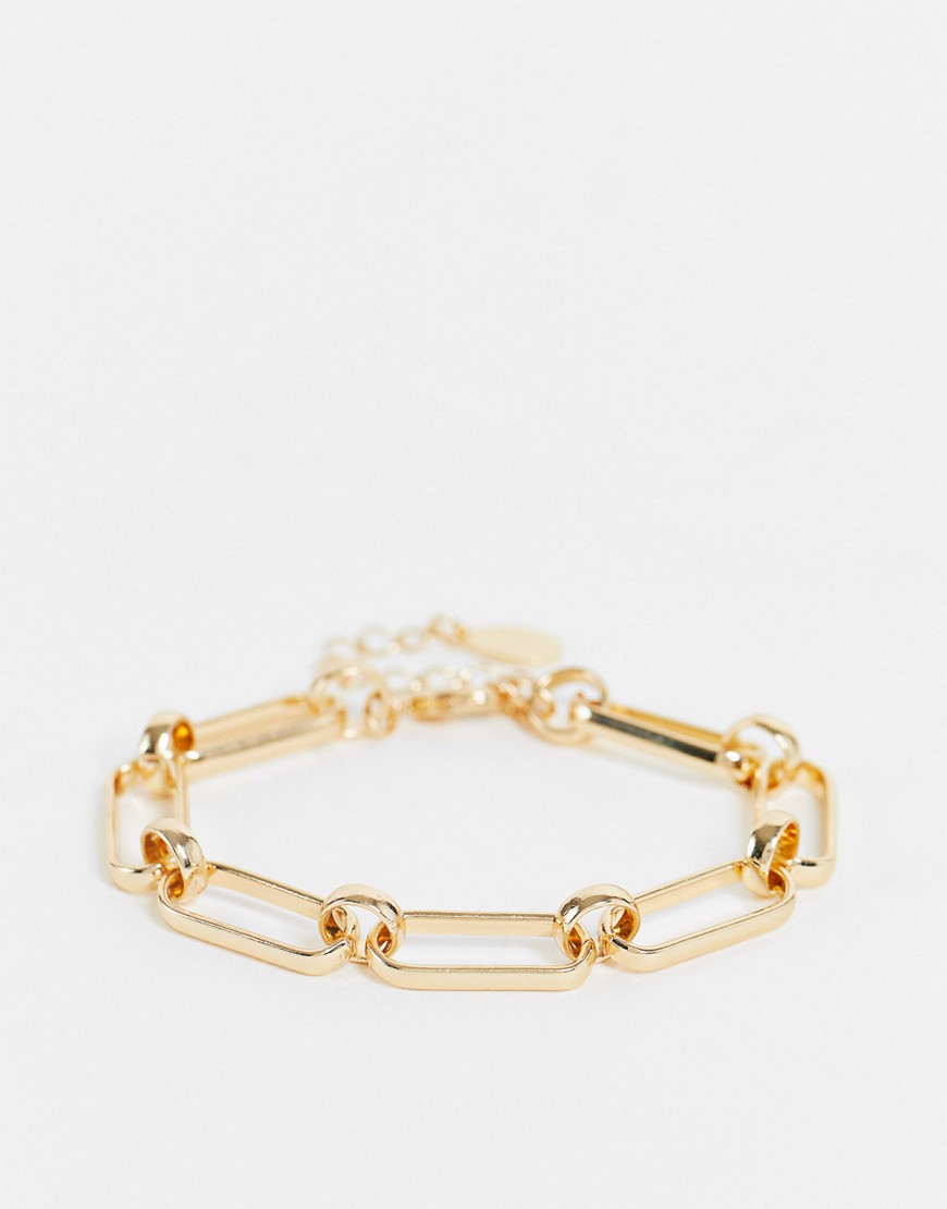 Accessorize chain link bracelet in gold
