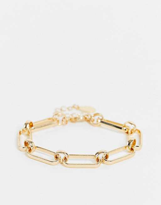 Accessorize chain link bracelet in gold