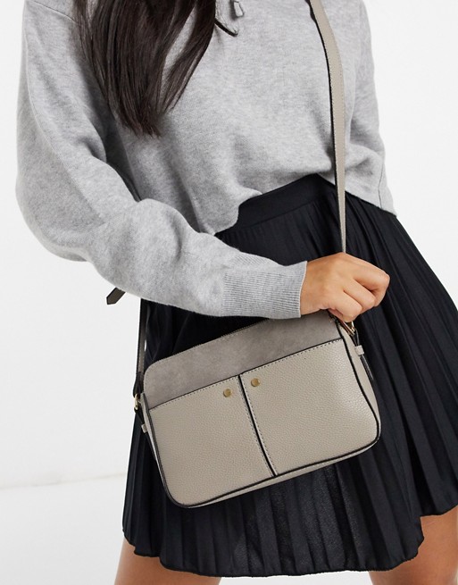 Accessorize Charlotte crossbody bag in taupe