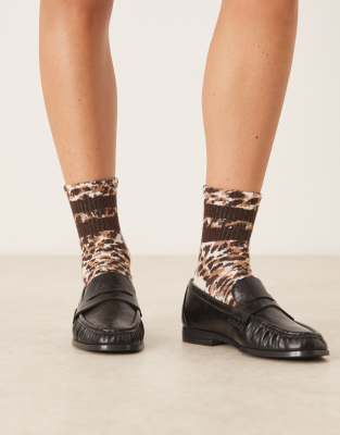 Accessorize Cheetah Print Socks
