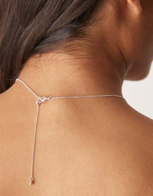 Accessorize – Clover – Naszyjnik z zawieszkami ze stali nierdzewnej, 3 z 3
