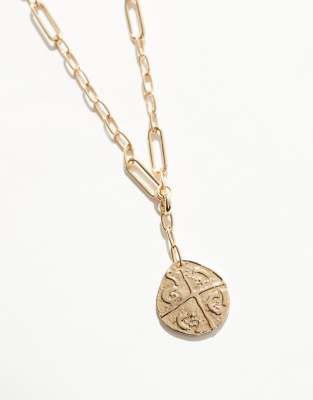 Accessorize Coin Large Chain Necklace