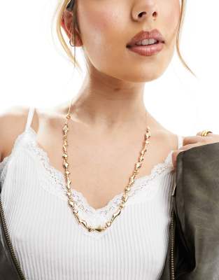 Accessorize - Collana color oro ondulata