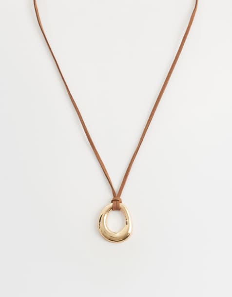 Accessorize - Collana in corda dorata - view 1