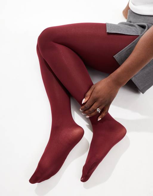 Accessorize Collant bordeaux 40 denari ASOS