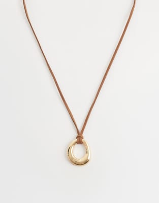 Accessorize - Collier à cordon - Doré