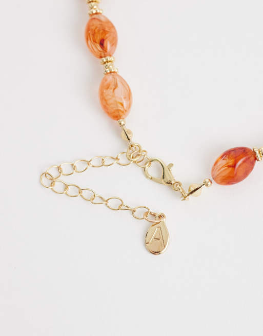 Accessorize - Collier de perles à breloques - Rose, 4 de 4