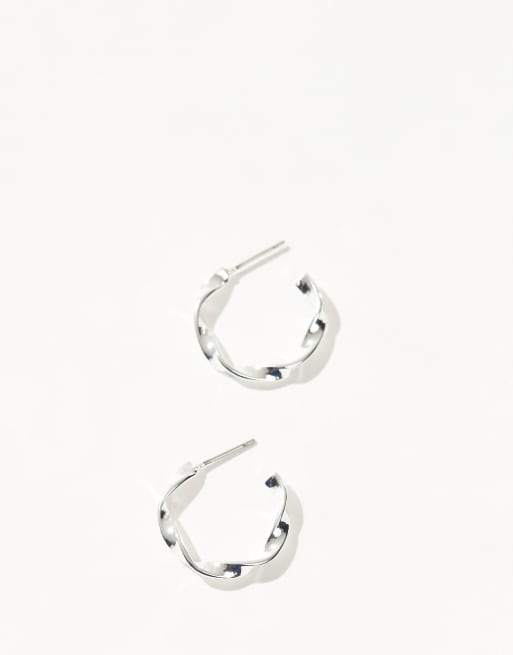Accessorize - Créoles torsadées en acier inoxydable plaqué, 2 de 3