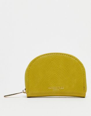 Accessorize crescent purse in lime croc