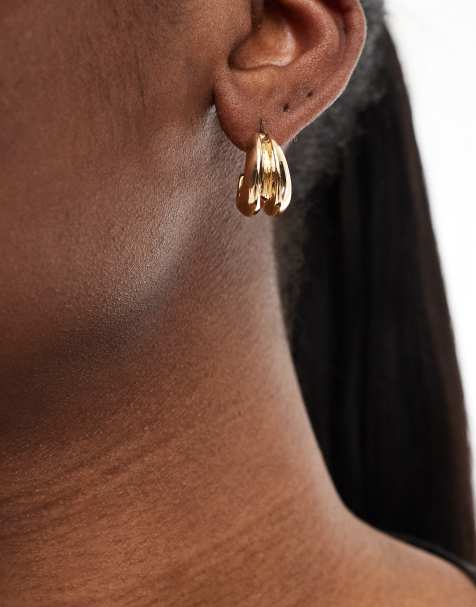 Accessorize - Dubbele mini-oorringen in goud - view 1