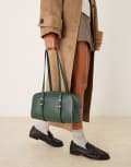 [Accessorize] Accessorize east west bowler bag in dark green No Size Dark green