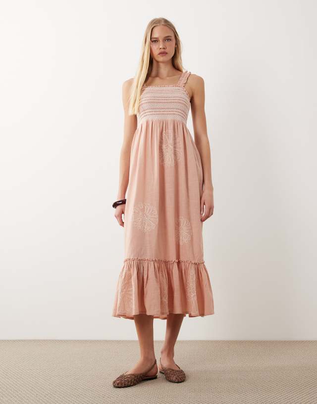accessorize beach dress - Maxi - Women - Cotton - XL Accessorize presents the exquisite NEW2026 Enza Costa | The Color:Champagne Gold