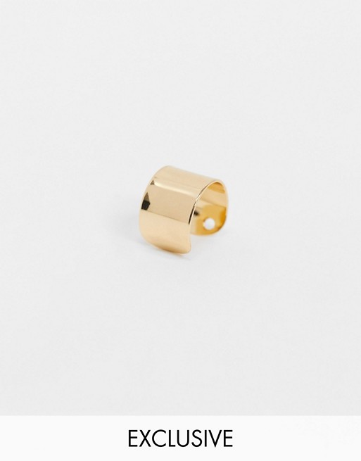 Accessorize Exclusive ear cuff in gold