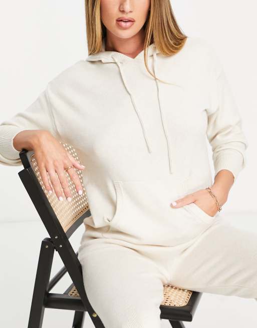 Accessorize - Felpa con cappuccio da mare color crema in coordinato